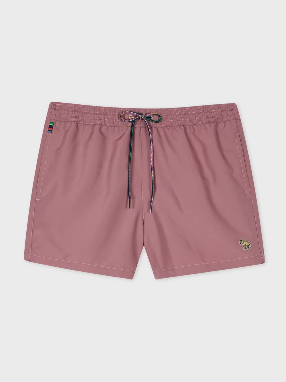 Paul Smith Mauve Zebra Logo Swim Shorts Size L